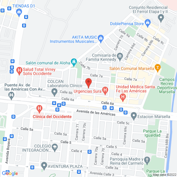 Mapa de Omega Outsourcing Ltda.