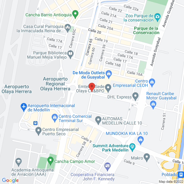 Mapa de Comercializadora Internacional Onda De Mar S.A.