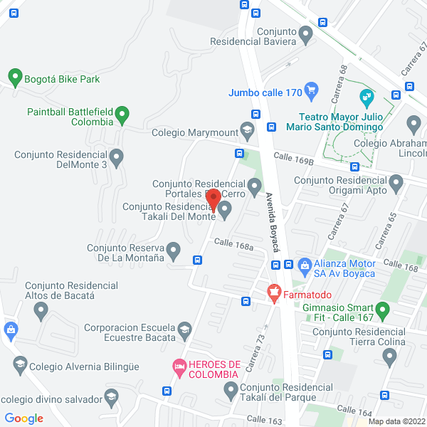 Mapa de Open Mind Experiences S.A.S.