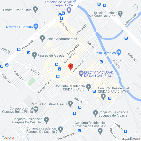 Mapa de Operador Logistico Integral S.A.S.