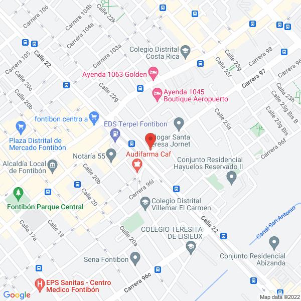 Mapa de Opermat S.A.S.