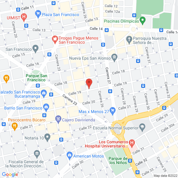 Map of Optica Cañaveral
