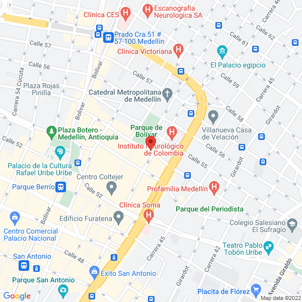 Mapa de Optica Casa Blanca