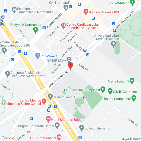 Mapa de Jardín Y Guardería San Rafael