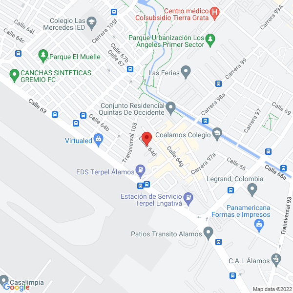 Mapa de Obrint S.A.S.