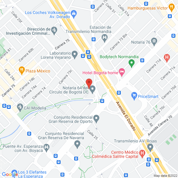 Mapa de Odacemp S.A.S