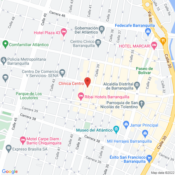 Map of Restaurante Pan De Bono Medellin