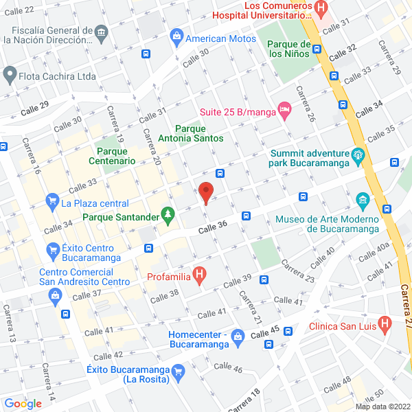 Map of Optica Blanco Flórez