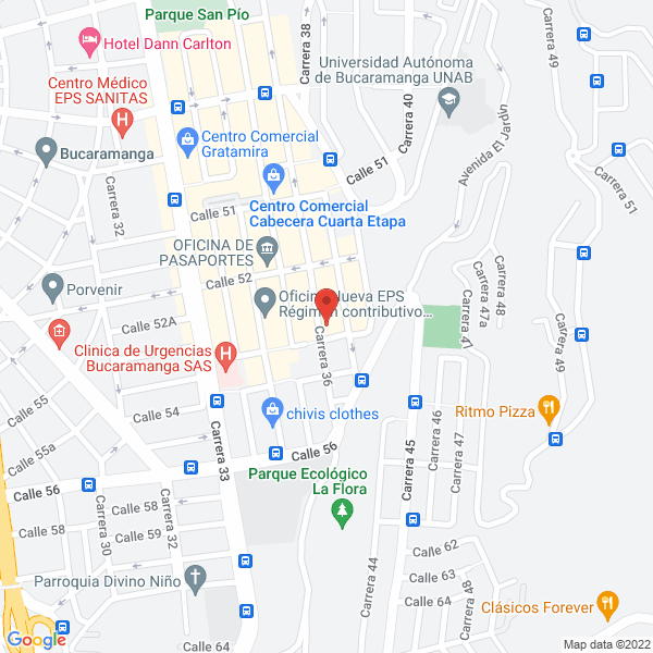 Map of Optica Icaro Ltda.