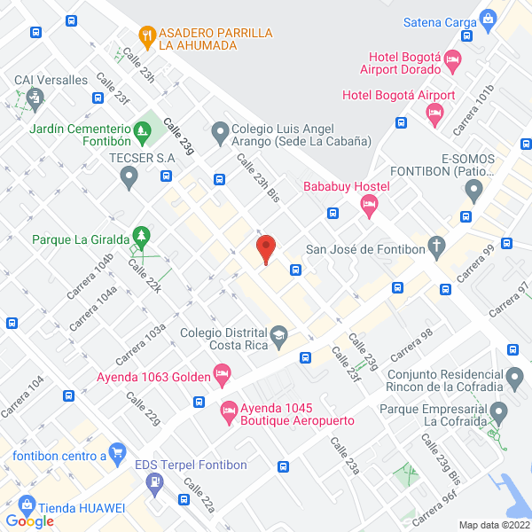 Mapa de Mecánica De Precisión Ltda