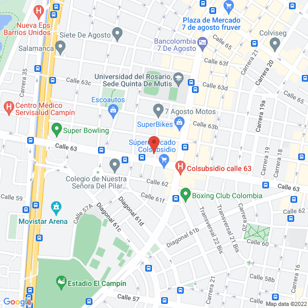 Mapa de Mecanizados Cnc Ltda.