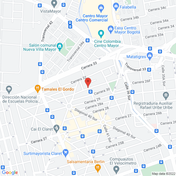 Mapa de Mecanizados De Precision S M S.A.S.