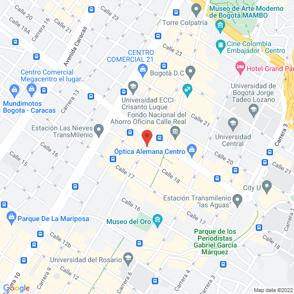 Mapa de Orliman Colombia Ips Ltda.
