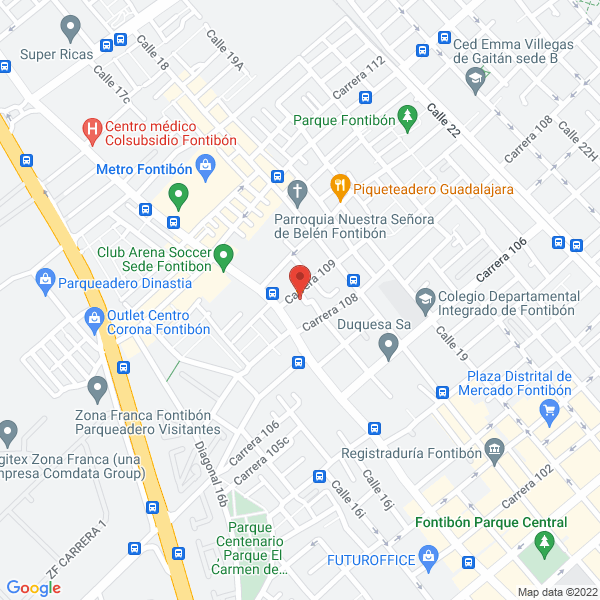 Mapa de Ormapack Ltda