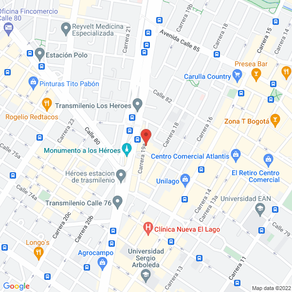 Mapa de Ortho Usa