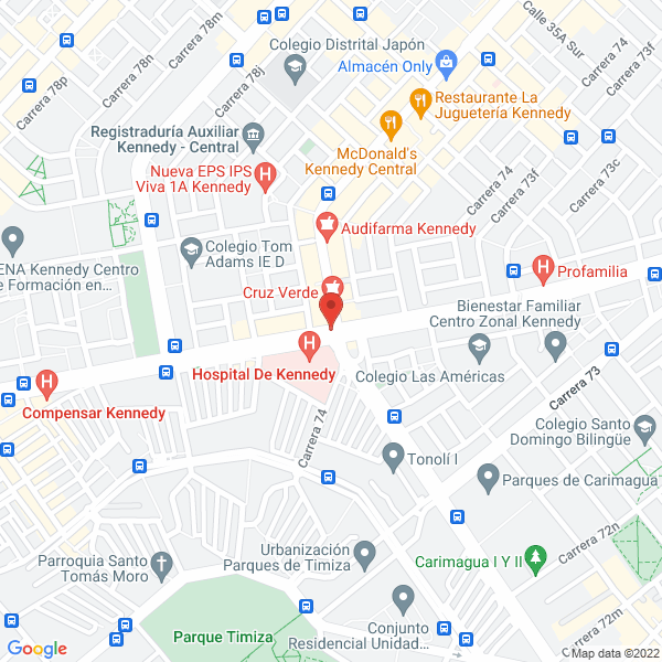 Mapa de Ortopedicos Disalud