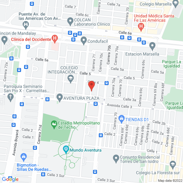 Mapa de Ortopédicos X & Y Ltda.