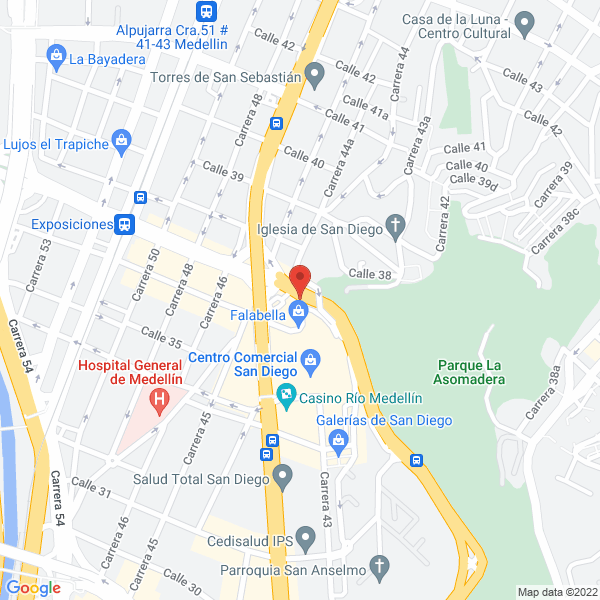 Mapa de Omp Aplicaciones S.A.S.