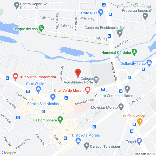 Mapa de On Care S.A.S.