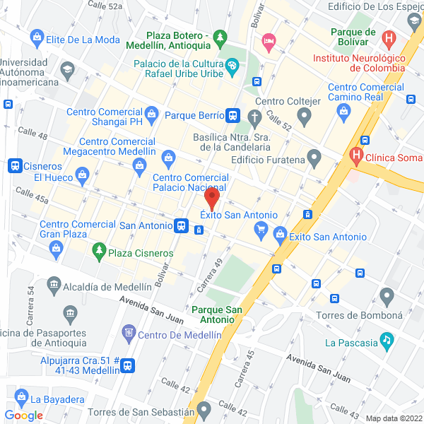 Mapa de Once Y Seis Publicidad
