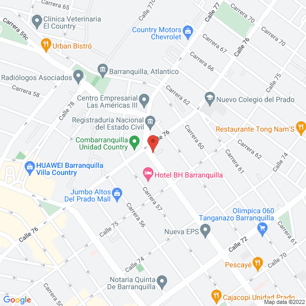 Map of Operadores Del Litoral Ltda