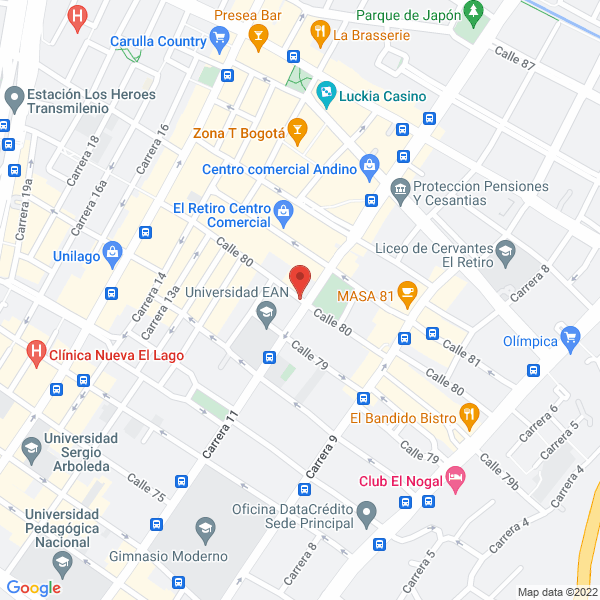 Mapa de Magdalena Club