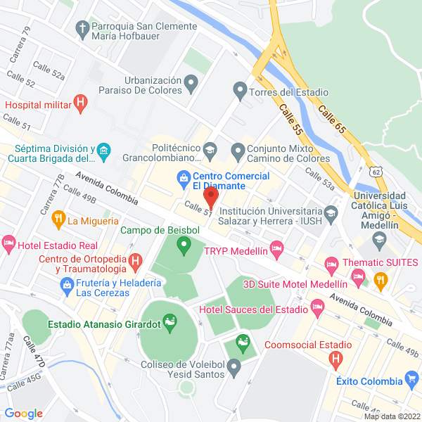 Mapa de Parqueadero El Diamante