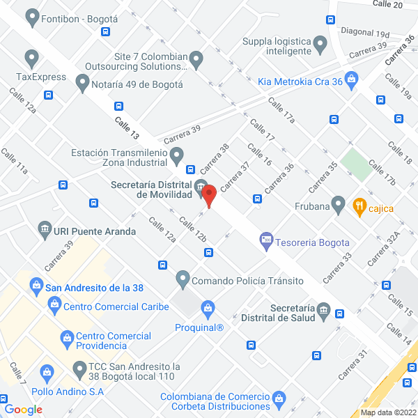 Mapa de Parqueadero El Niche