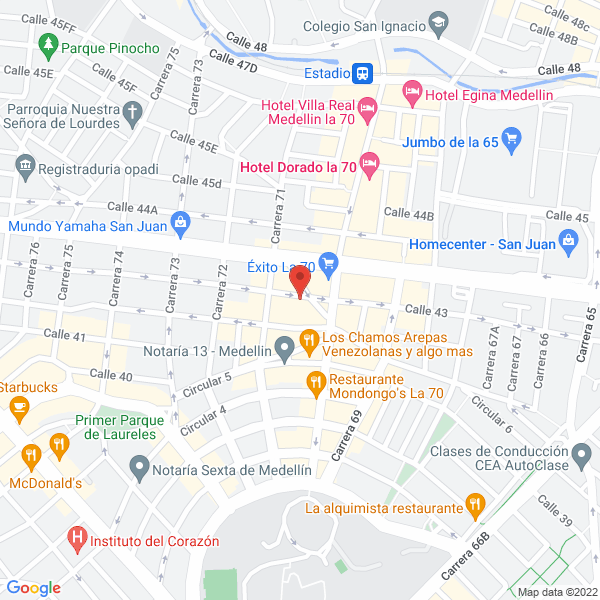 Mapa de Parqueadero Elberautos