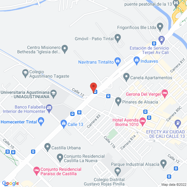 Mapa de Parqueadero Empresarial S.A.S.