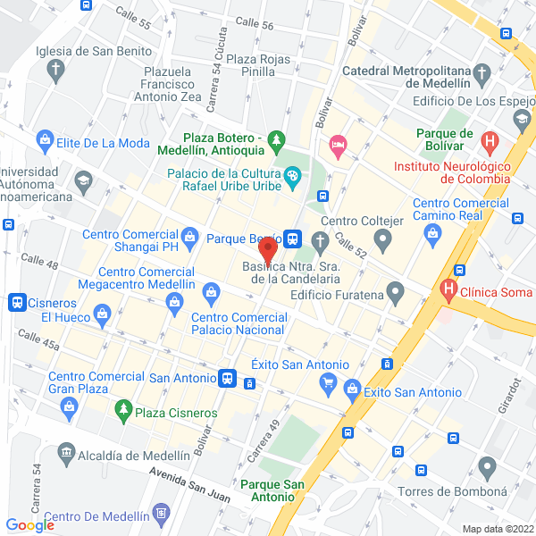 Mapa de Parqueadero Horizontes