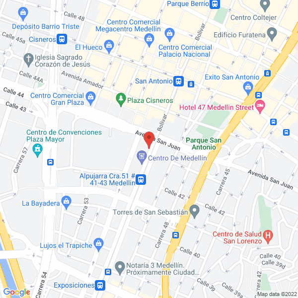 Mapa de Parqueadero J.H.