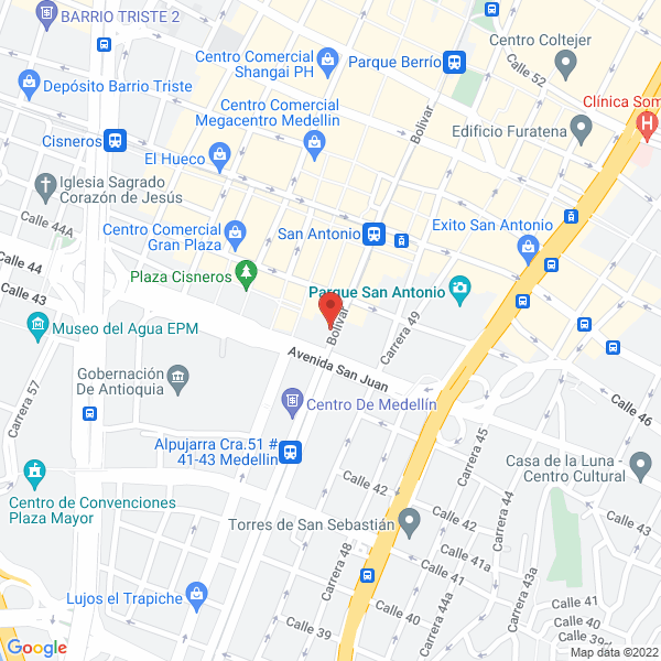 Mapa de Parqueadero Kemper