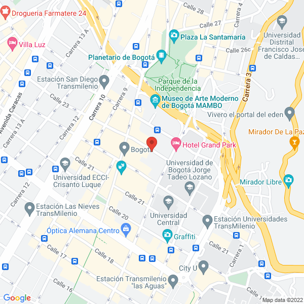 Mapa de Parqueadero La 23 Jgb