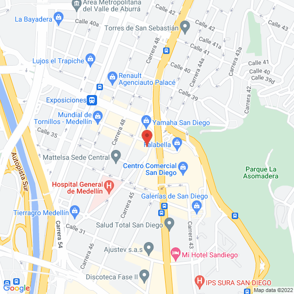 Mapa de Parqueadero Los Manguitos