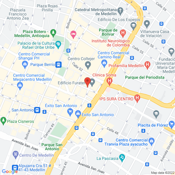 Mapa de Parqueadero Sucre