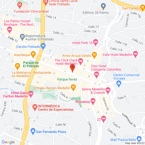 Mapa de Edificio Torre Milenio