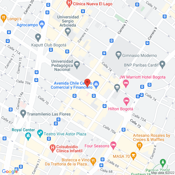 Mapa de Palmas San Nicolás Ltda.