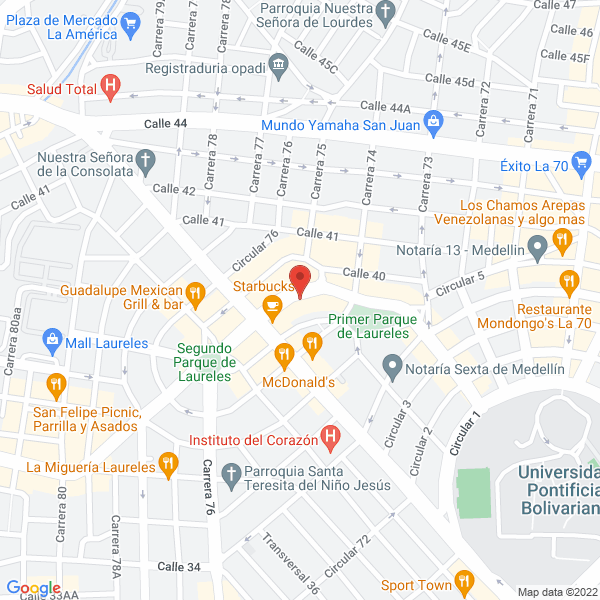 Mapa de Partymax Eventos