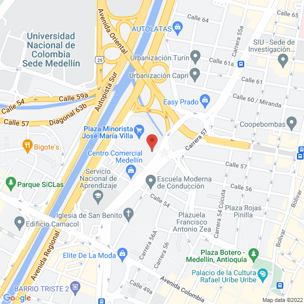 Mapa de Parva Y Aliños El Buen Gusto De Caliche