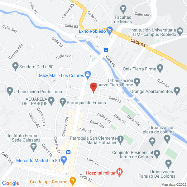 Mapa de Paseo Comercial Mediterraneo
