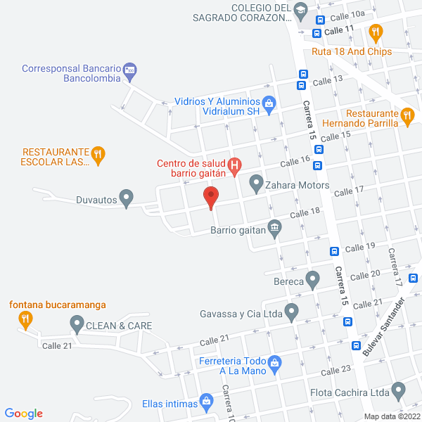 Map of Panadería Y Pastelería Bavarois