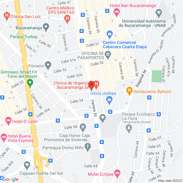 Map of Pasteleria Granados