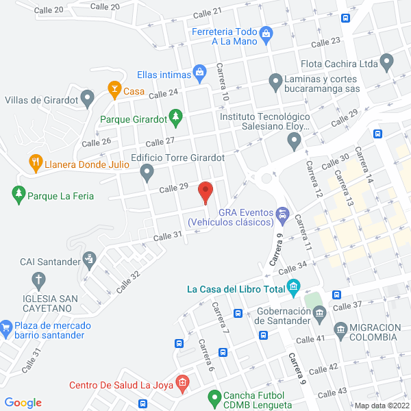 Map of Pastelería Y Heladería Kondorito