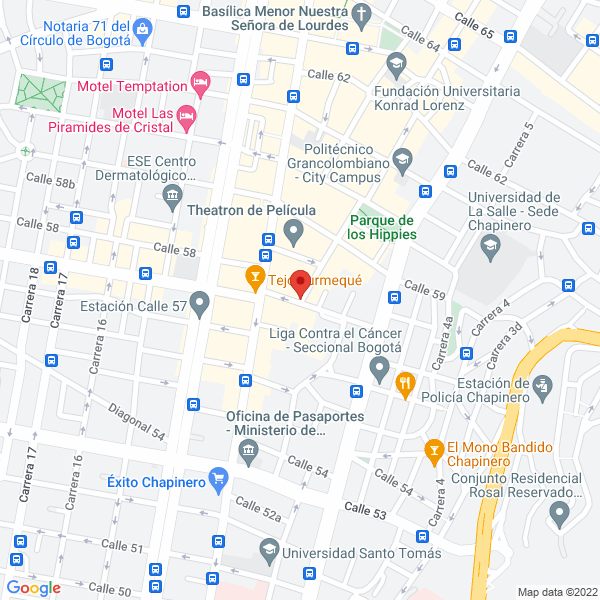 Mapa de Proserfinanzas S.A.S.