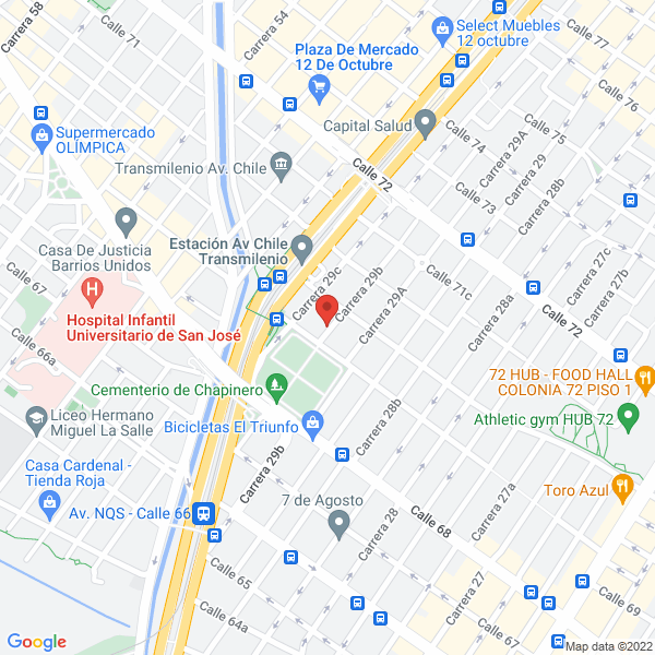 Mapa de Protoner Colombia S.A.S.