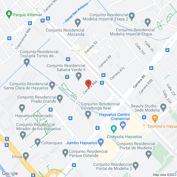 Mapa de Fabio Avelino Mora Rojas - Quiero Clientes