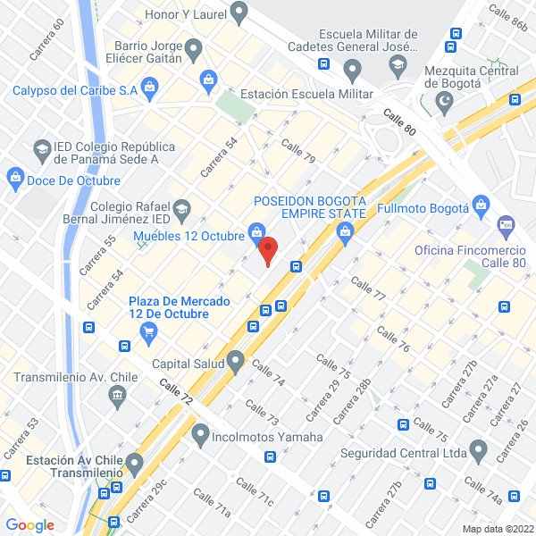 Mapa de Proyekta Mobiliario