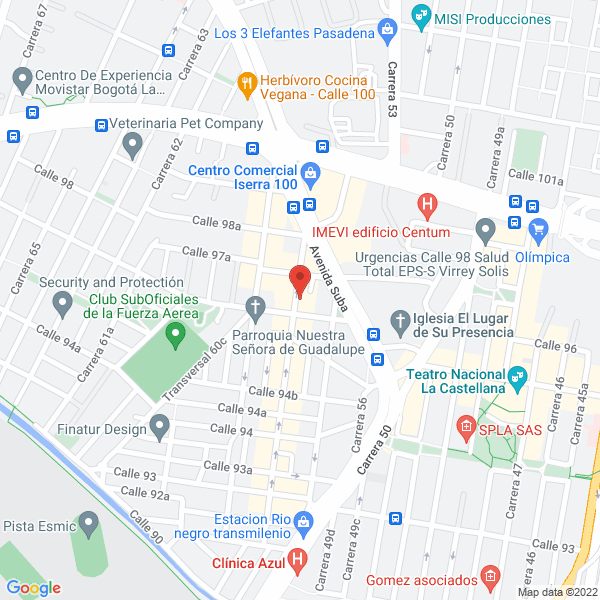 Mapa de Pruductos Alimenticios Manjares S.A.S.