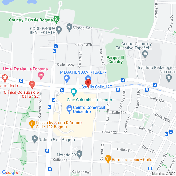 Mapa de Century 21 Colombia Mevic